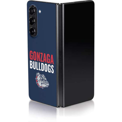 Gonzaga University Bulldogs Bold Galaxy Z Fold5 5G Skin